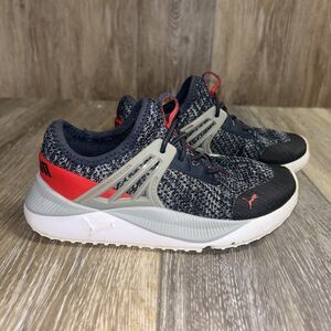 Puma Pacer Future 385578-01 Blue Red Sneaker Shoes Kids Youth US Size 13C